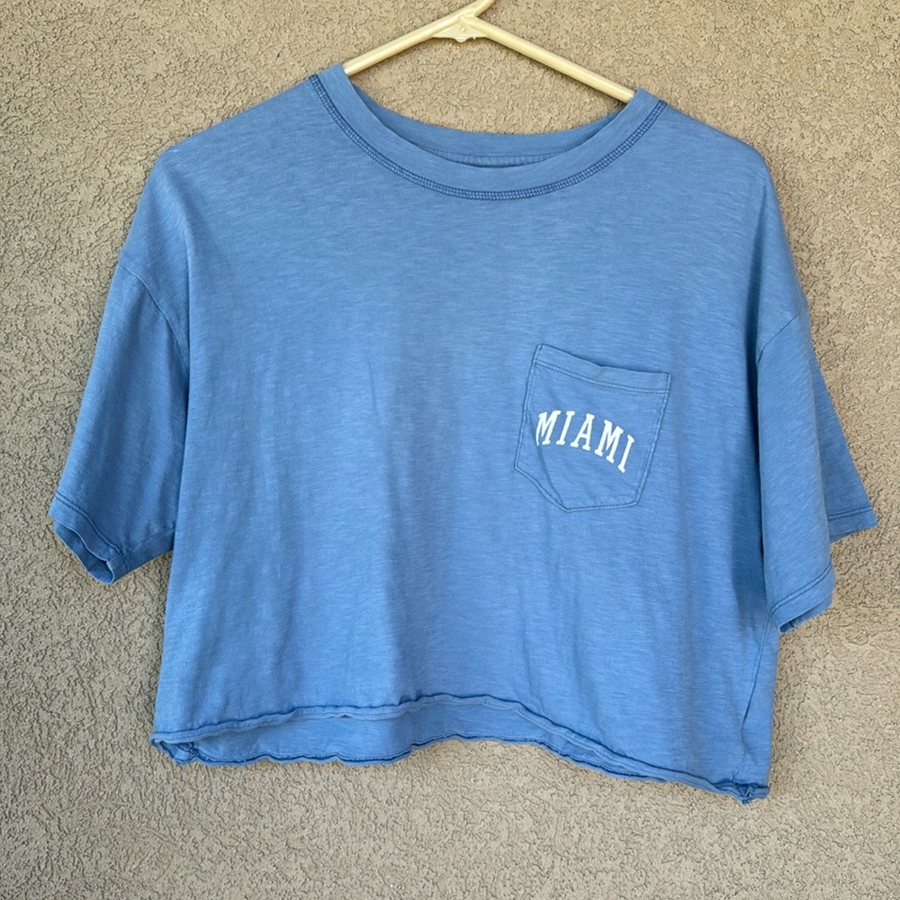 American Eagle crop tee
